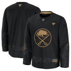 Джерси Buffalo Sabres Fanatics Black 2024 Military Appreciation Practice