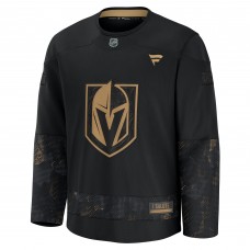 Джерси Vegas Golden Knights Fanatics Black 2024 Military Appreciation Practice