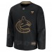 Джерси Vancouver Canucks Fanatics Black 2024 Military Appreciation Practice