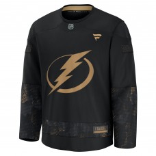 Джерси Tampa Bay Lightning Fanatics Black 2024 Military Appreciation Practice Джерси Tampa Bay Lightning Fanatics Black 2024 Military Appreciation Practice