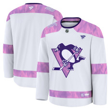 Джерси Pittsburgh Penguins Fanatics White 2024 Hockey Fights Cancer Practice Джерси Pittsburgh Penguins Fanatics White 2024 Hockey Fights Cancer Practice