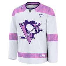 Джерси Pittsburgh Penguins Fanatics White 2024 Hockey Fights Cancer Practice Джерси Pittsburgh Penguins Fanatics White 2024 Hockey Fights Cancer Practice