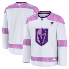 Джерси Vegas Golden Knights Fanatics White 2024 Hockey Fights Cancer Practice