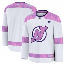 Джерси New Devils Fanatics White 2024 Hockey Fights Cancer Practice Джерси New Devils Fanatics White 2024 Hockey Fights Cancer Practice