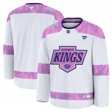 Джерси Los Angeles Kings Fanatics White 2024 Hockey Fights Cancer Practice
