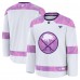 Игровая джерси Buffalo Sabres Fanatics White 2024 Hockey Fights Cancer Practice