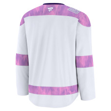 Джерси Washington Capitals Fanatics White 2024 Hockey Fights Cancer Practice