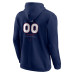 Colorado Avalanche Navy Personalized Name & Number Midfielder Pullover Hoodie