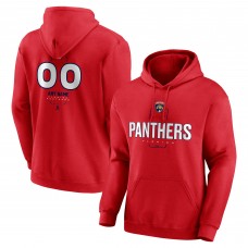 Толстовка Florida Panthers Personalized Name & Number Midfielder - Red