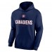 Montreal Canadiens Navy Personalized Name & Number Midfielder Pullover Hoodie