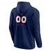 Montreal Canadiens Navy Personalized Name & Number Midfielder Pullover Hoodie