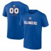 New York Islanders Royal Personalized Name & Number Midfielder T-Shirt