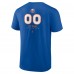 New York Islanders Royal Personalized Name & Number Midfielder T-Shirt