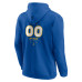 St. Louis Blues Blue Personalized Name & Number Midfielder Pullover Hoodie