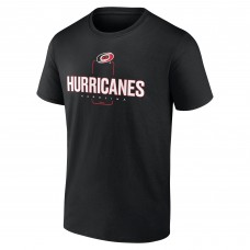 Carolina Hurricanes Black Personalized Name & Number Midfielder T-Shirt