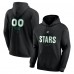 Толстовка Dallas Stars Personalized Name & Number Midfielder - Black