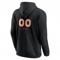 Толстовка Minnesota Wild Black Personalized Name & Number Midfielder