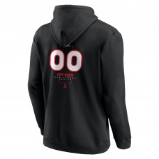 New Jersey Devils Black Personalized Name & Number Midfielder Pullover Hoodie