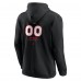 New Jersey Devils Black Personalized Name & Number Midfielder Pullover Hoodie