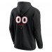 Ottawa Senators Black Personalized Name & Number Midfielder Pullover Hoodie