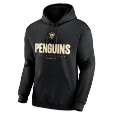 Pittsburgh Penguins Black Personalized Name & Number Midfielder Pullover Hoodie Pittsburgh Penguins Black Personalized Name & Number Midfielder Pullover Hoodie