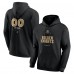 Vegas Golden Knights Black Personalized Name & Number Midfielder Pullover Hoodie