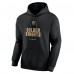 Vegas Golden Knights Black Personalized Name & Number Midfielder Pullover Hoodie