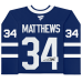 Джерси с автографом Auston Matthews Toronto Maple Leafs Fanatics Authentic Blue Fanatics Premium