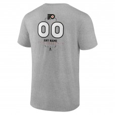 Футболка Philadelphia Flyers Gray Personalized Name & Number Midfielder Футболка Philadelphia Flyers Gray Personalized Name & Number Midfielder