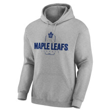 Toronto Maple Leafs Gray Personalized Name & Number Midfielder Pullover Hoodie