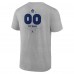 Футболка Toronto Maple Leafs Gray Personalized Name & Number Midfielder
