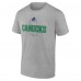 Vancouver Canucks Gray Personalized Name & Number Midfielder T-Shirt