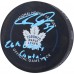Шайба Auston Matthews Toronto Maple Leafs Autographed Fanatics Authentic Official Game with 26th Leafs Captain Inscription