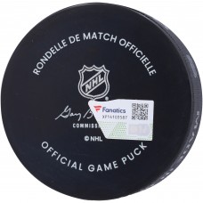 Шайба Auston Matthews Toronto Maple Leafs Autographed Fanatics Authentic Official Game with 26th Leafs Captain Inscription