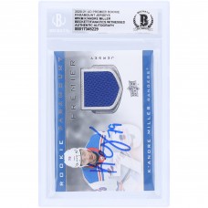 KAndre Miller New York Rangers Autographed 2020-21 Upper Deck Premier Rookie Paramount Jerseys Relic #P-KM Beckett Fanatics Witnessed Authenticated 10 Rookie Card KAndre Miller New York Rangers Autographed 2020-21 Upper Deck Premier Rookie Paramount Jerseys Relic #P-KM Beckett Fanatics Witnessed Authenticated 10 Rookie Card