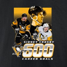 Футболка Pittsburgh Penguins Sidney Crosby Black 600 Career Goals