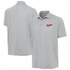 Detroit Red Wings Antigua 2025 NHL Stadium Series Par 3 Polo - Heather Gray