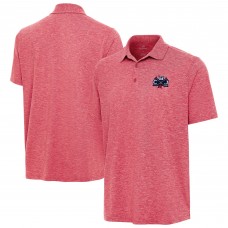 Поло Columbus Blue Jackets Antigua 2025 NHL Stadium Series Par 3 - Heather Red