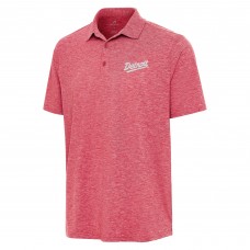 Detroit Red Wings Antigua 2025 NHL Stadium Series Par 3 Polo - Heather Red
