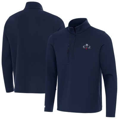 Columbus Blue Jackets Antigua 2025 NHL Stadium Series Insider Quarter-Zip Top - Navy