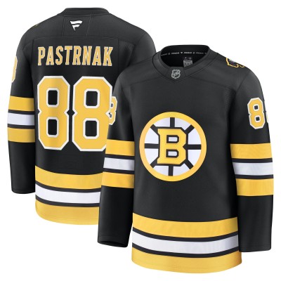 Boston Bruins David Pastrnak Fanatics Black Home Premium Player Jersey
