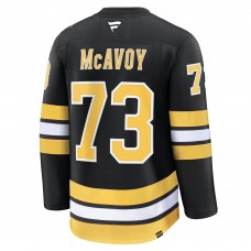 Boston Bruins Charlie McAvoy Fanatics Black Home Premium Player Jersey