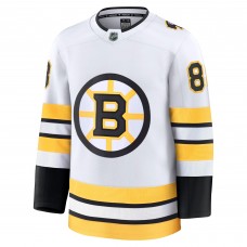 Boston Bruins David Pastrnak Fanatics White Away Premium Player Jersey