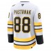 Boston Bruins David Pastrnak Fanatics White Away Premium Player Jersey