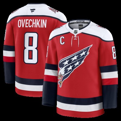 Washington Capitals Alexander Ovechkin Fanatics Red Alternate Premium Player Jersey