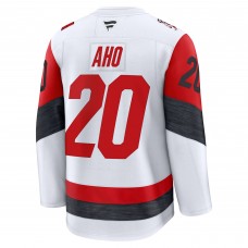 Carolina Hurricanes Sebastian Aho Fanatics White Away Premium Jersey