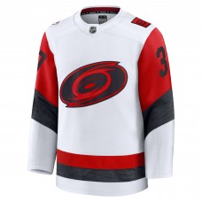 Carolina Hurricanes Andrei Svechnikov Fanatics White Away Premium Jersey