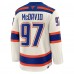 Edmonton Oilers Connor McDavid Fanatics Light Beige Alternate Premium Jersey