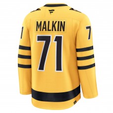 Pittsburgh Penguins Evgeni Malkin Fanatics Gold Alternate Premium Player Jersey