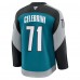 San Jose Sharks Macklin Celebrini Fanatics Teal Alternate Premium Player Jersey